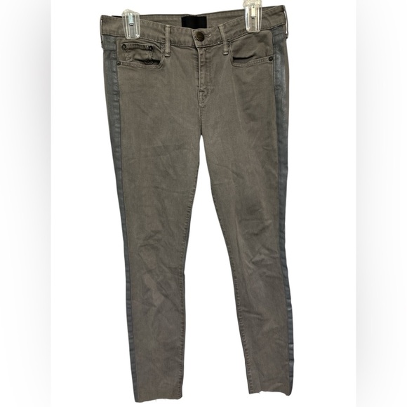 Vince Women's Size 28 Dylan Skinny Tuxedo Jeans Gray - Picture 1 of 8